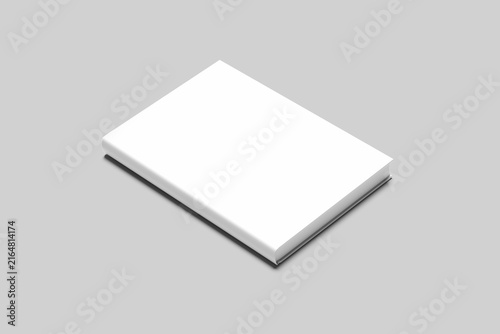 Blank Cover Book White