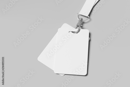 Blank Id Card White