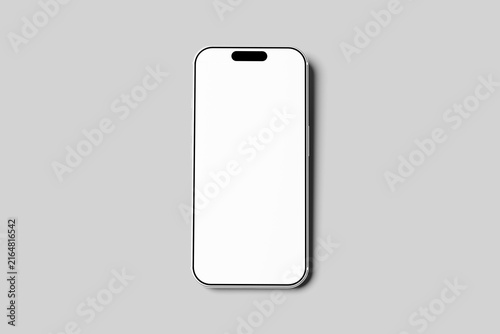 Blank Smartphone White