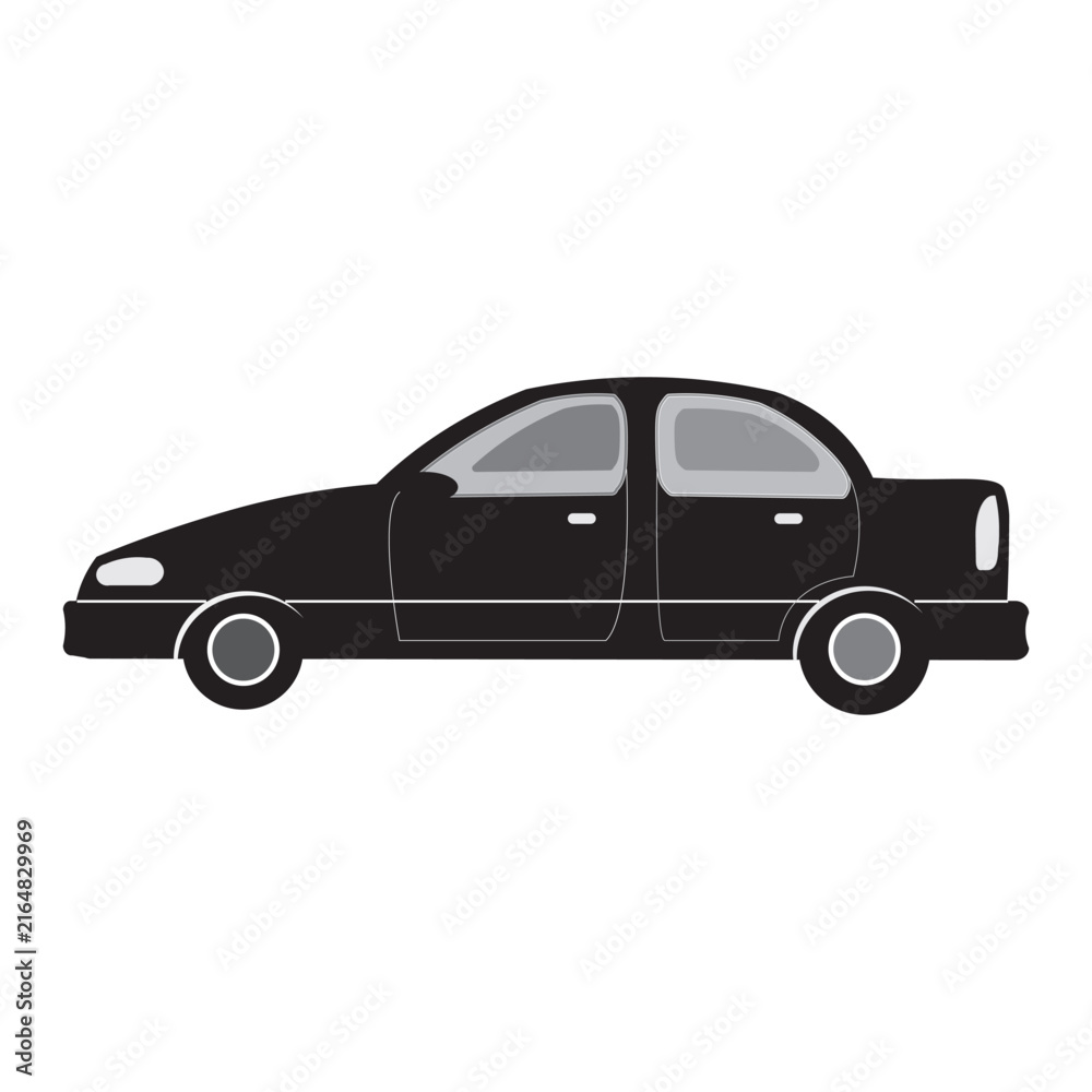 Fototapeta premium car icon logo vector design template