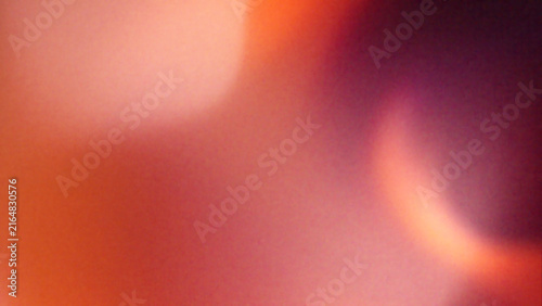 Abstract red and orange light leak overlay effect with soft glowing bokeh and warm vintage aesthetic