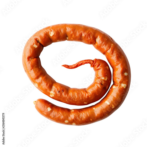 Traditional Spanish chorizo sausage with smoked paprika and garlic