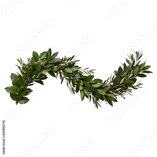 winter greenery garland