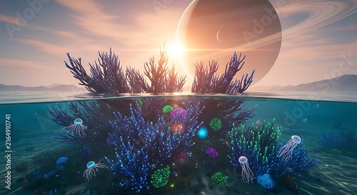 sunrise over the sea