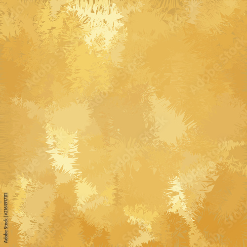 Warm Golden Abstract Art Texture Background