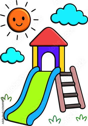 children playing on the playground