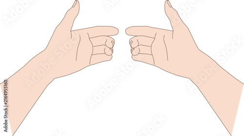 Hand Holding Object for Operation Instruction