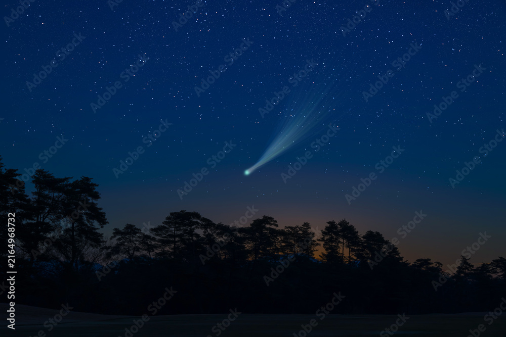 Fototapeta premium 彗星