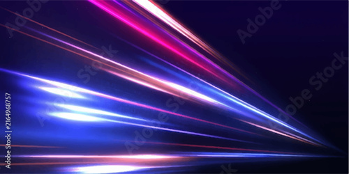 Abstract Blue Futuristic Light Rays Background with Glowing Waves, Dynamic Motion Lines, Energy Effects and Modern Technology Design for Digital Wallpaper and Backdrop