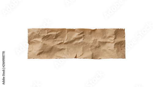 Close-up of a brown kraft paper roll with a smooth, seamless texture and subtle creases.