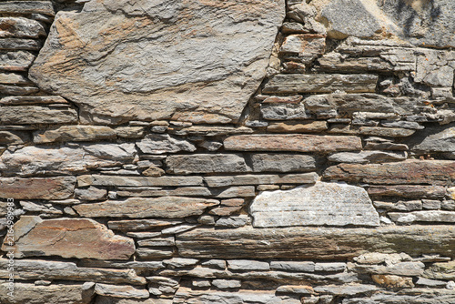 Stacked Stone Wall - Background texture use - Greece