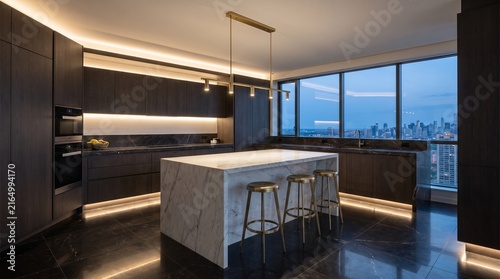 modern kitchen interior
