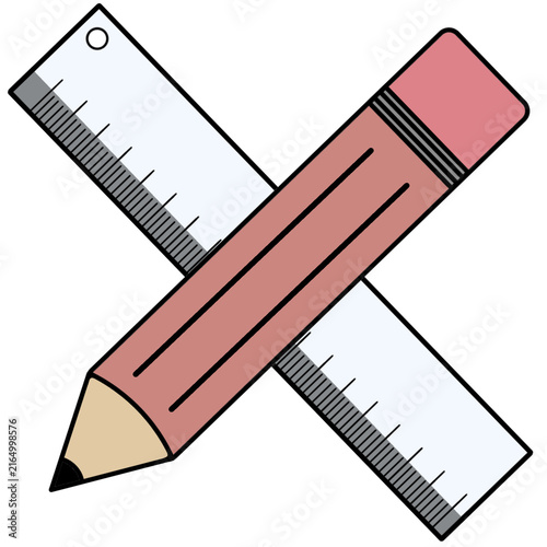pencil and ruler