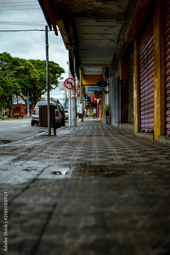 Fototapeta premium Sidewalk Low Angle