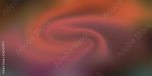 Obraz na plátne Warm color swirl abstract background with grainy texture.