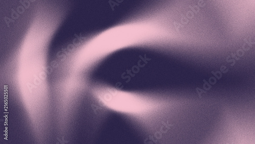 Abstract blurred gradient with film grain, featuring dark violet and light magenta wave-like shapes.