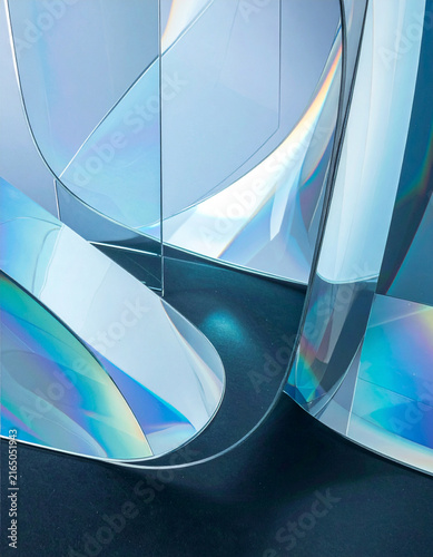 Elegant translucent flowing background.