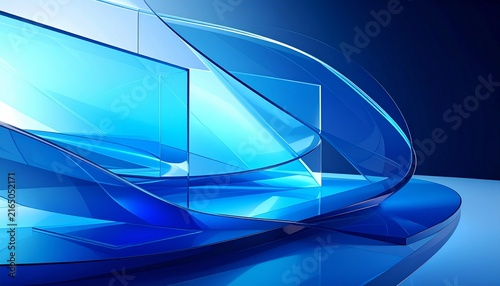 Elegant translucent flowing background.