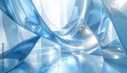 Elegant translucent flowing background.