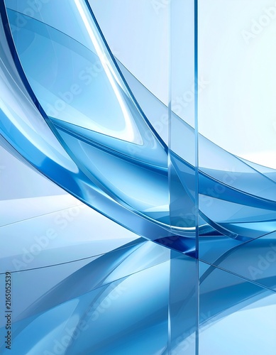Elegant translucent flowing background.