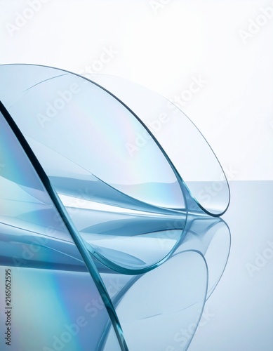 Elegant translucent flowing background.