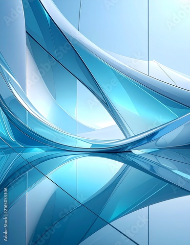 Elegant translucent flowing background.