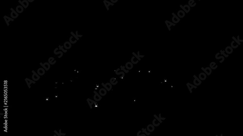 White Rain Splashes on Ground Overlay, Water Drop Impact Surface FX, Realistic Rain Splashes Loop