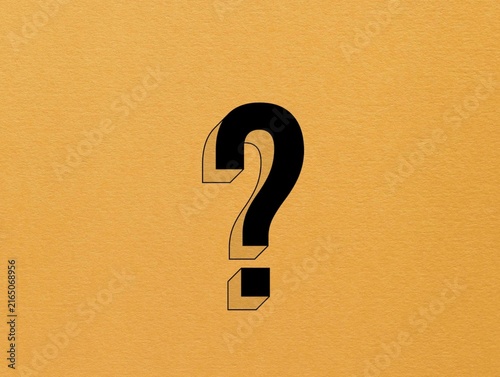 red question mark