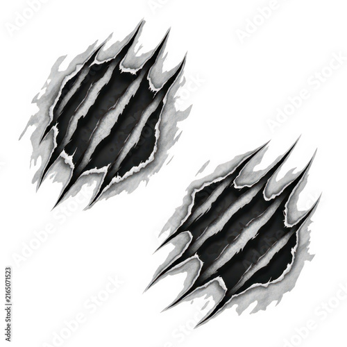 Sketched abstract jagged spikes illustration