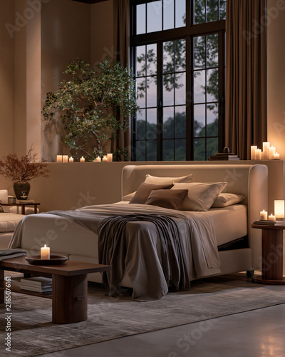 Adjustable bed in calm luxury bedroom with sale accent showcasing Black Friday aging in place comfort and wellness upgrade