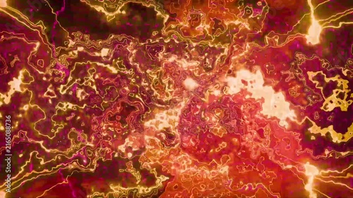 Glowing Neon Liquid Energy Abstract Motion