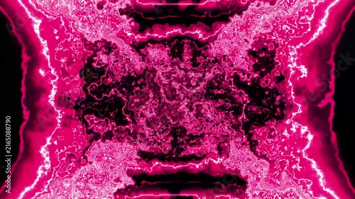 Glowing Neon Liquid Energy Abstract Motion