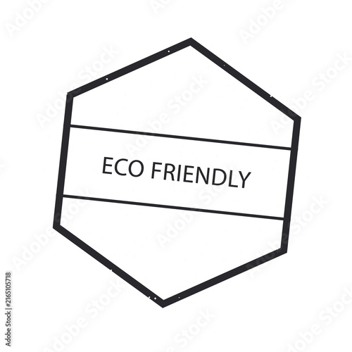 Black hexagon rubber stamp texture isolated on transparent background