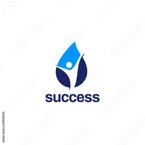 Success Mentoring People Business Logo Design Template