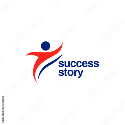 Success Mentoring People Business Logo Design Template