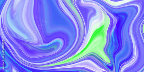 Swirling Liquid Paint Marbling Effect With Vibrant Blue Purple And Green Hues abstract background
