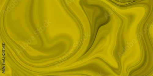 Smooth Yellow and Gold Marbling Background with Organic Swirls and Fluid Textures abstract