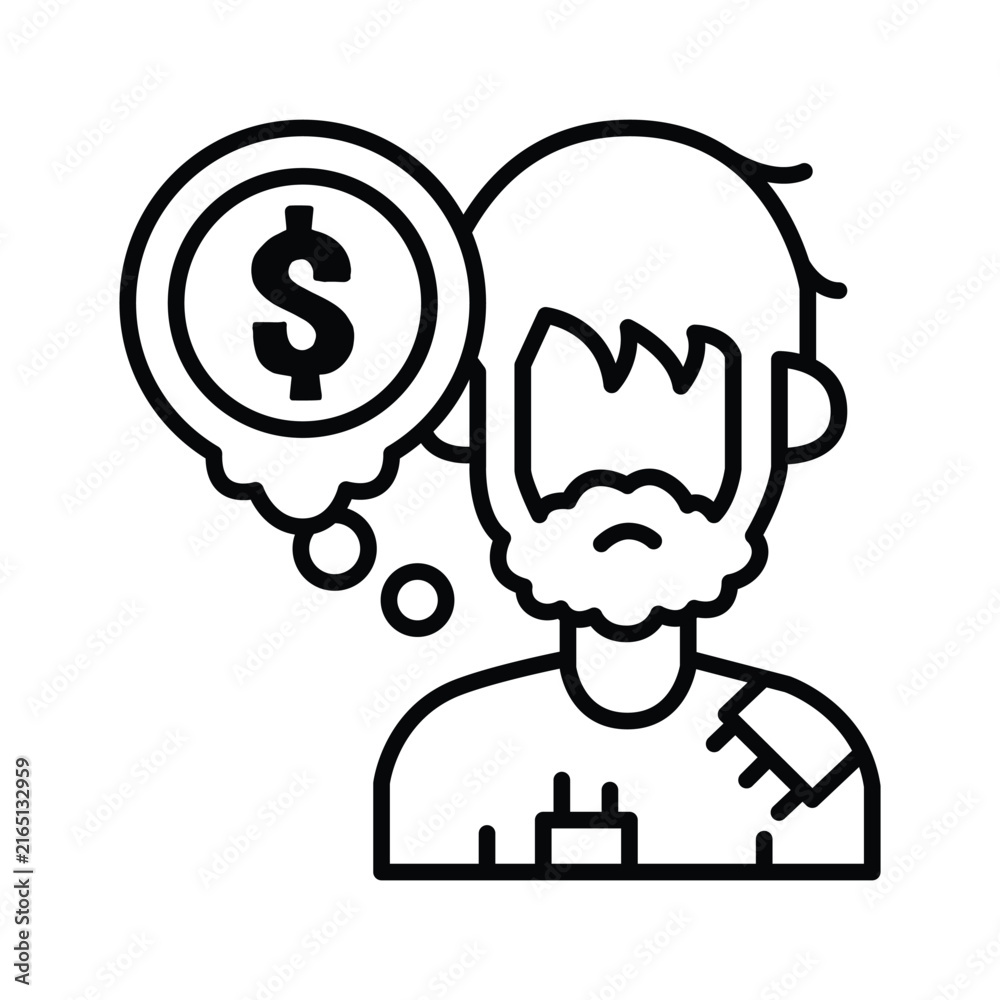 Fototapeta premium Poor Finance