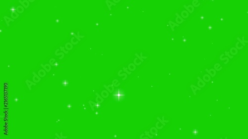 Twinkle star glittering animation with glowing magical sparkles and night sky particle loop overlay.
