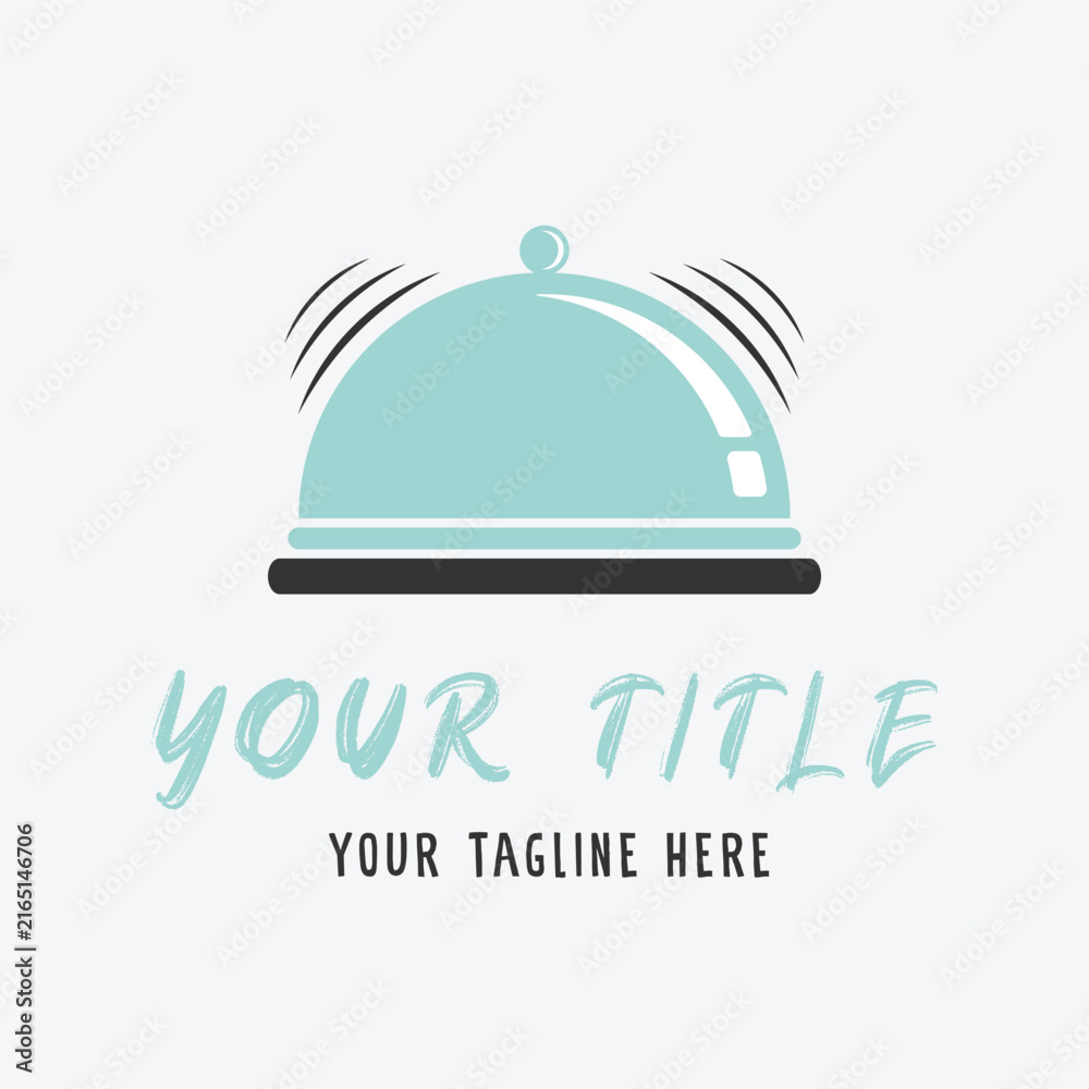 Fototapeta premium Ringing Food Logo