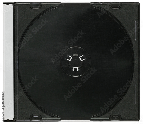 Retro style slimline CD case. old cd case, png isolated on transparent background