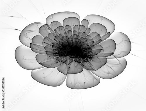 Abstract Vibrant Fractal Flame Artwork