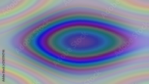 Abstract visual effect of concentric colored rings expanding outwards creating a mesmerizing optical illusion with a blend of vibrant hues and soft gradients on a diffused ethereal canvas