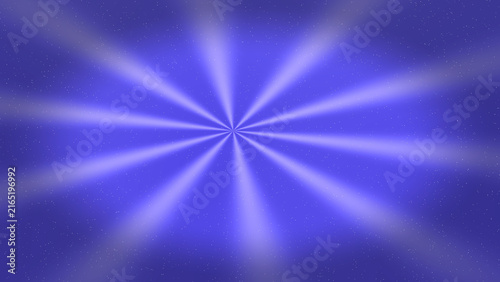Radiant blue burst effect with glowing light rays emanating from a central point creating a dynamic and energetic visual spread across a vibrant gradient