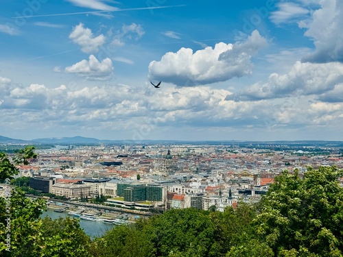 Photography panorama of budapest