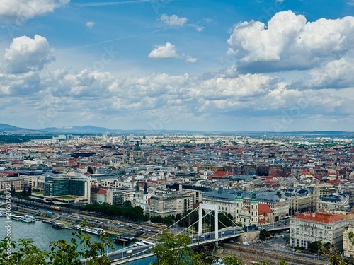 Photography view of the city of budapest