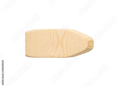 Photorealistic 3d cgi render of wooden cylinder plug cork peg isolated on background for professional graphic design