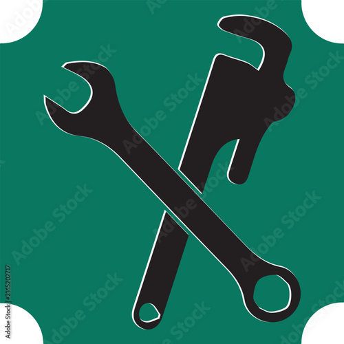 Minimalist Black Carpentry Hammer tool Silhouette Vector Illustration for Graphic Design