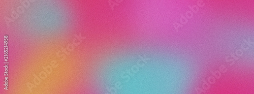 Vibrant pink and teal gradient background with subtle grain texture for digital design.