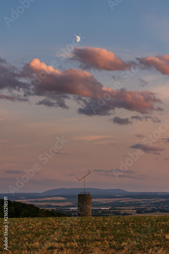 Napoleonsturm Sprendlingen mit Halbmond (franz. Signalturm)